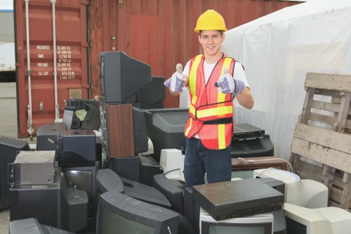Professional garden clearance team working in Bounds Green