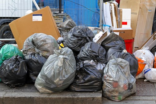 Eco-friendly disposal of cleared items